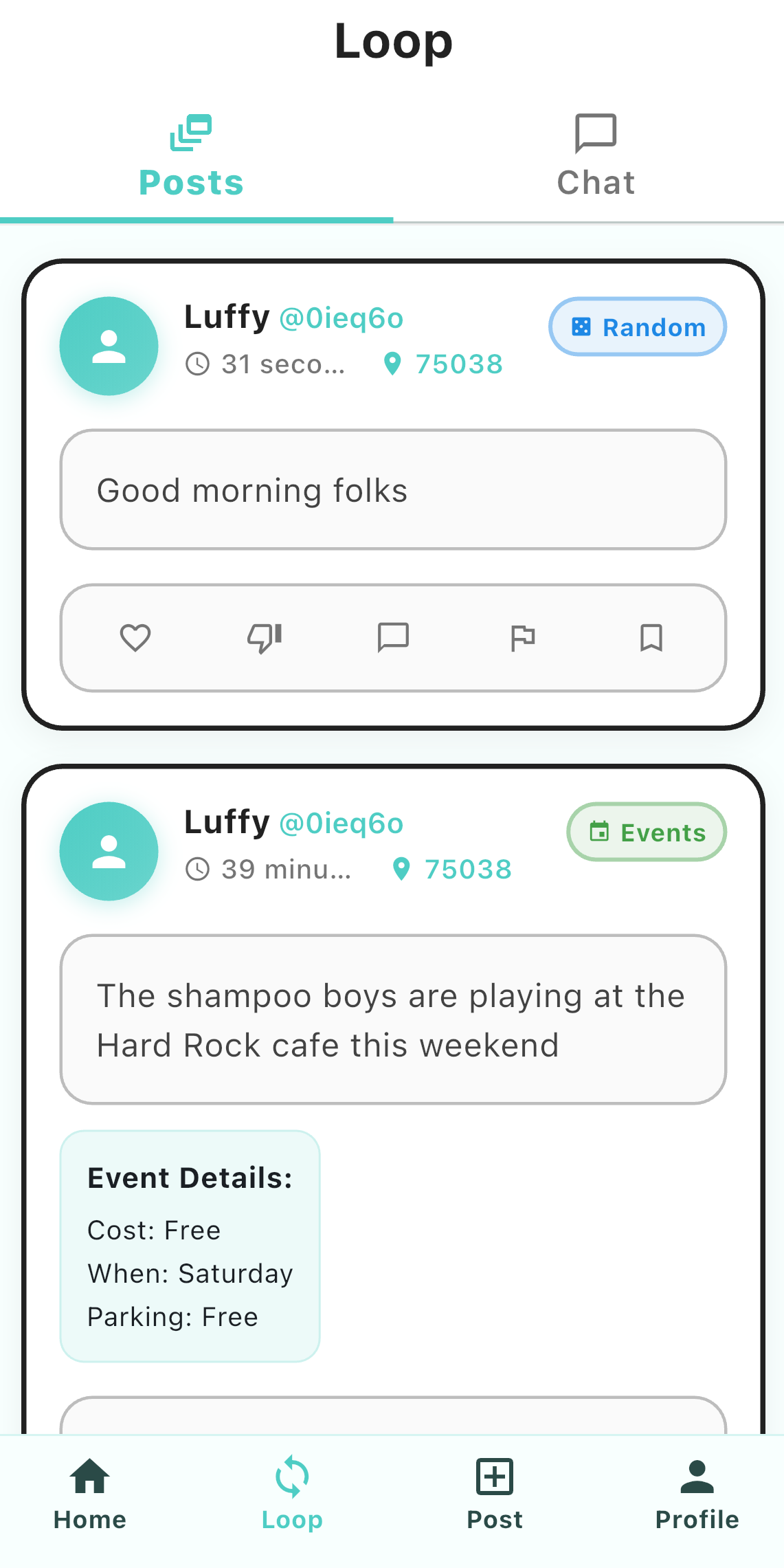 Loop Posts - Only see posts from people you follow